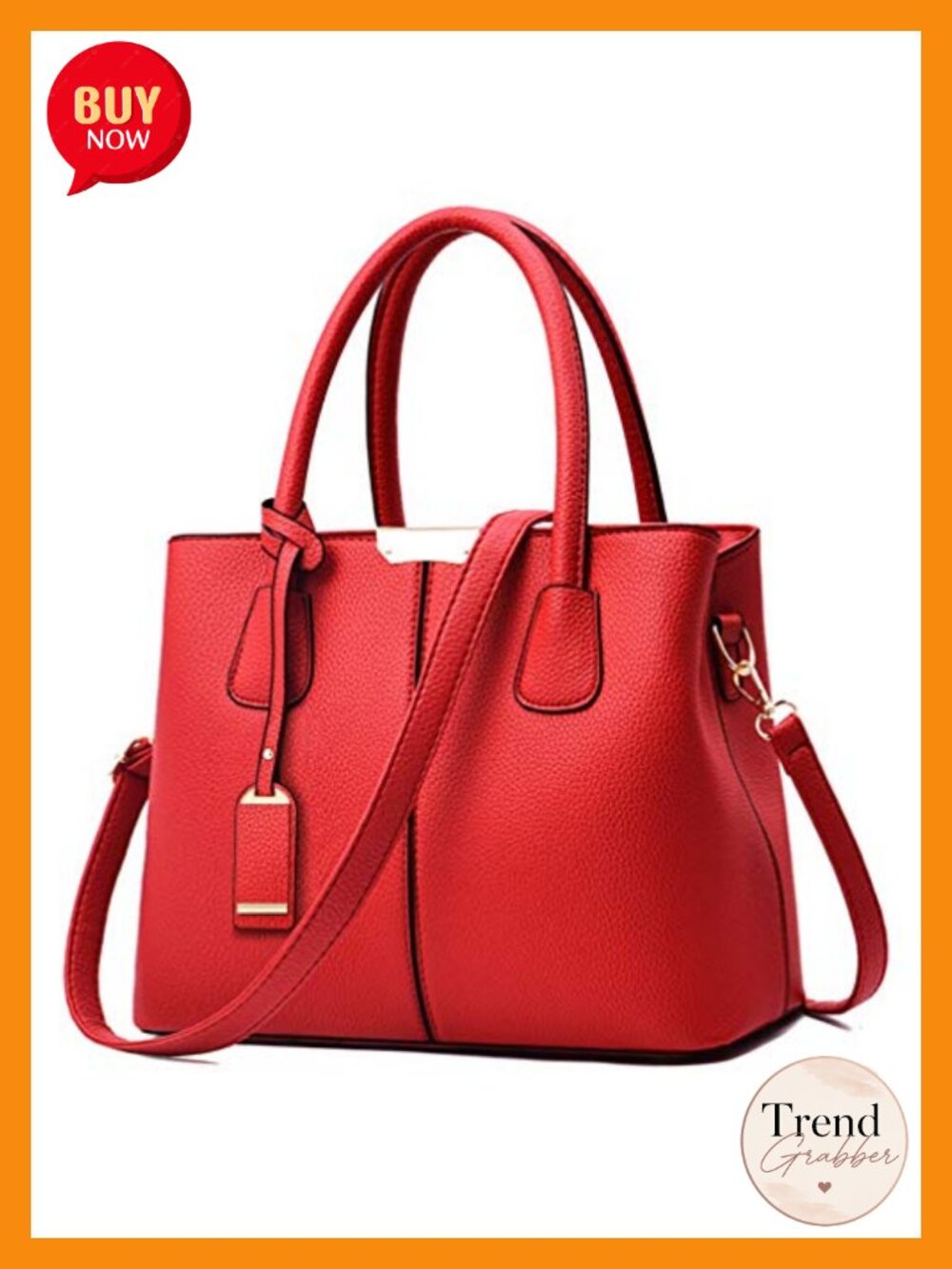 Women's PU Leather Tote Satchel Handbag Shoulder Crossbody Bag